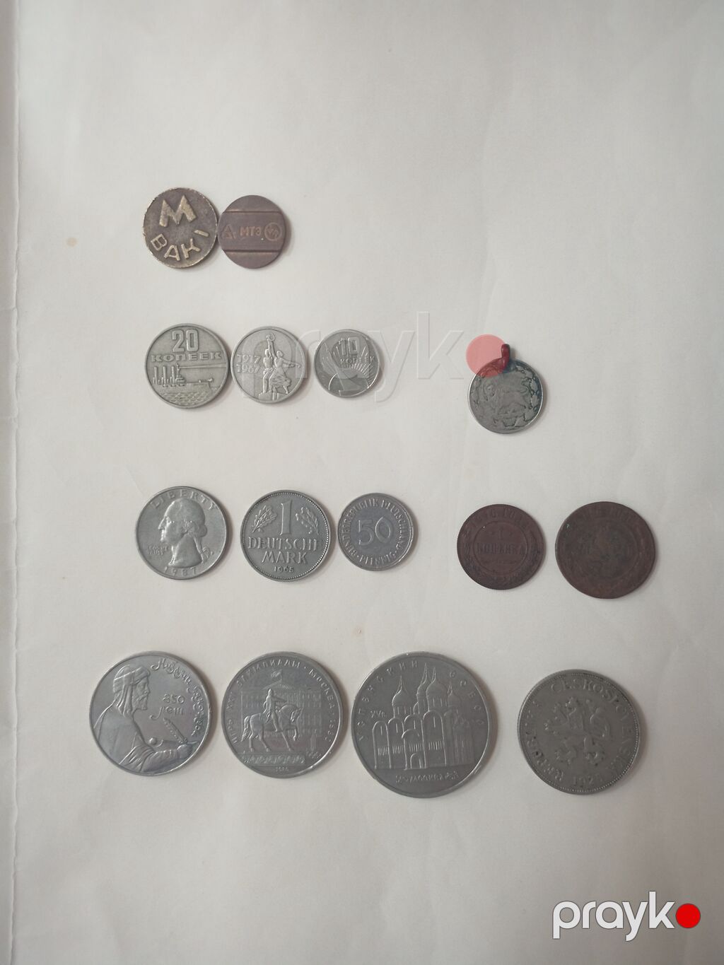 Metal pullar. qiymətlər fərqlidir Vatsap var. Siyahı var. Başqa — Sikkələr, Bakı (9)