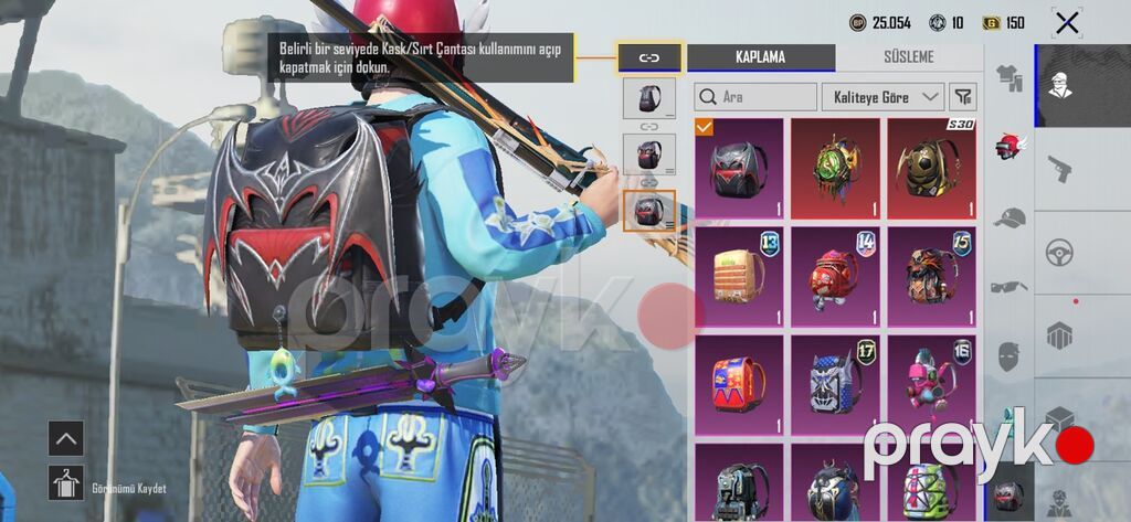 Pubg Mobile hesabı – yüksək səviyyəli kolleksiya və nadir əşyalar — Digər, Masazır (6)