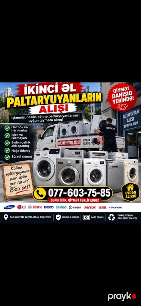 İkinci əl paltaryuyanların alışı — Digah