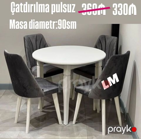 Göz oxşayan masa dəsti Yenidir Qiymət 330 azn Rəng seçimi azad — Bakı