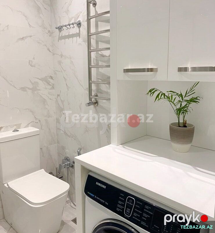 Grand həyət 2 otaqli kirayə mənzil — Ev, villa, Bakı (8)