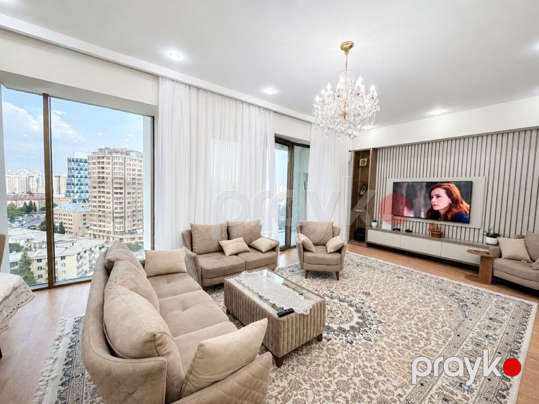 İcarəyə verilir 4 otaqlı yeni tikili 160 m² — Mənzil, Bakı (3)
