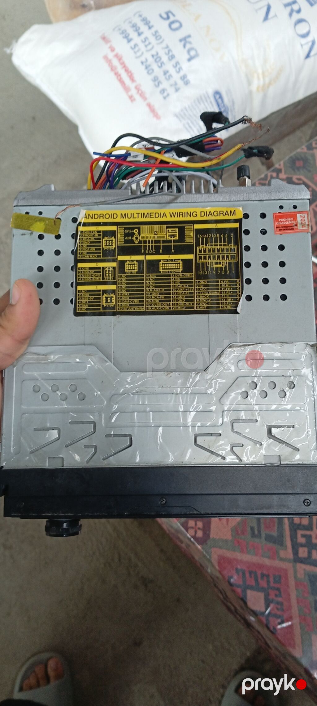 Avtomobil üçün multimedia/radio başlıq (1DIN) Xüsusiyyətlər: - Ön — Avtomobil akustikası, Sumqayıt (3)