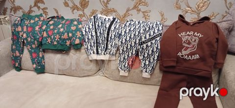 Uşaq geyim və ayaqqabı dəsti – qarışıq paket Tərkib: - İki ədəd isti — Bakı
