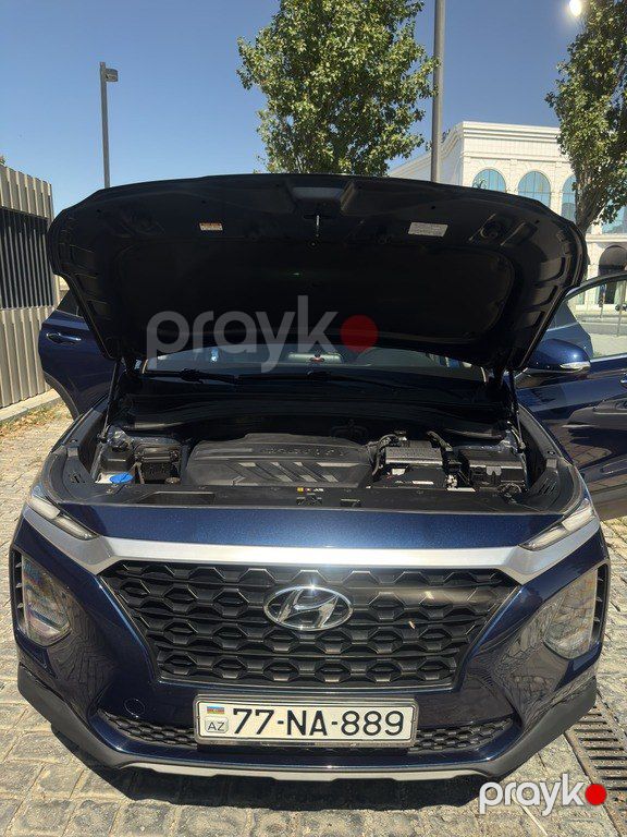 Hyundai Santa Fe, 2.0 L, 2019 il, 163 000 km — Avtomobillər, Bakı (2)