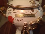 Porselen mini samovar – dekorativ kolleksiya nümunəsi - Material — Vusal