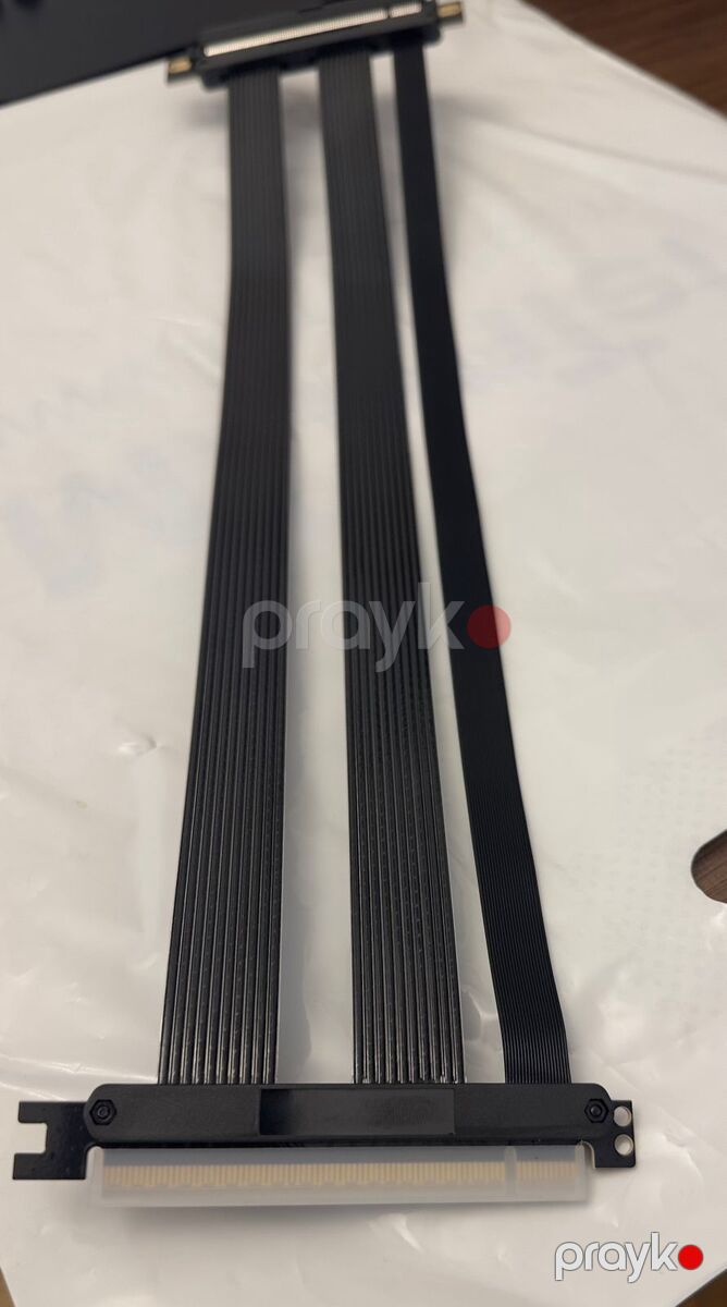 40 sm 180 dərəcə PCIe 5.0 x16 Riser kabeli — Periferik cihazlar, Bakı (3)