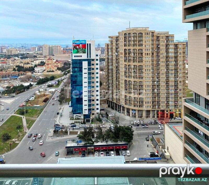 Grand həyət 2 otaqli kirayə mənzil — Ev, villa, Bakı (9)