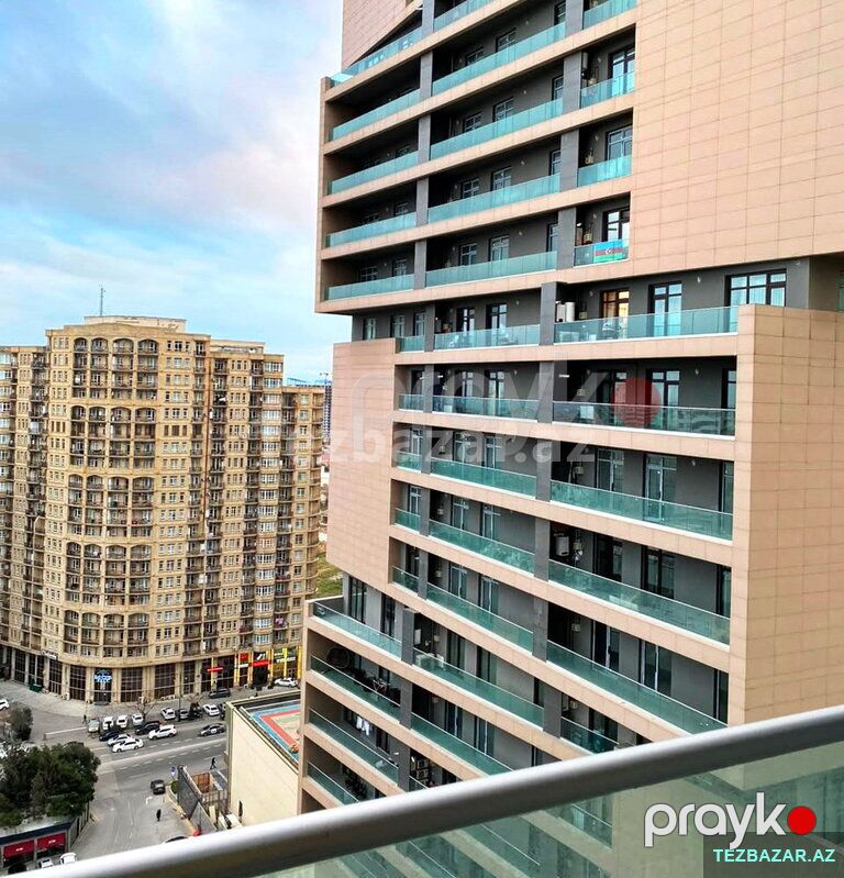 Grand həyət 2 otaqli kirayə mənzil — Ev, villa, Bakı (10)