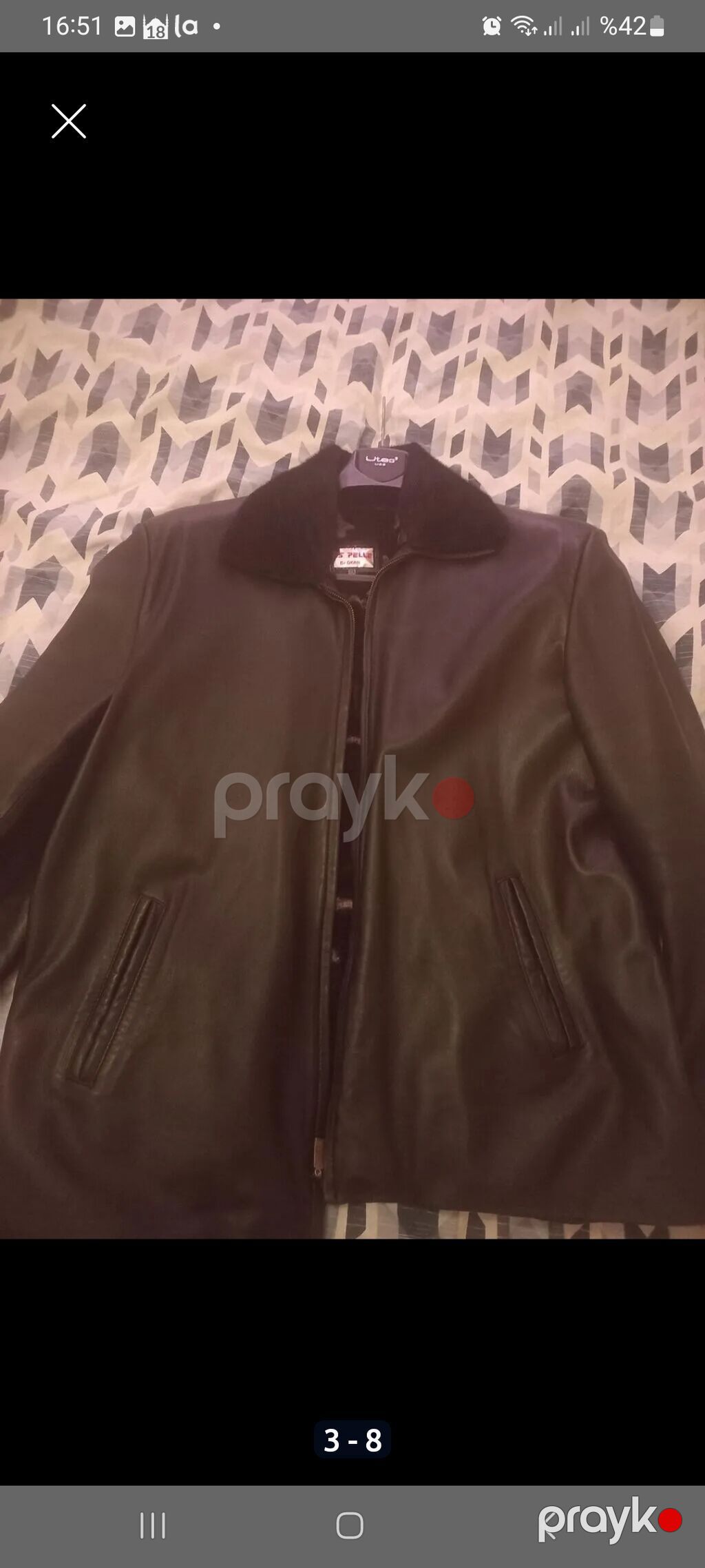 Kurtka, Dəri, Qış, 2XL — Kurtkalar, Xırdalan (2)