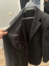 Klassik qara kişi pencəyi - Rəng: qara - Model: klassik, 3 düyməli ön — Sebine