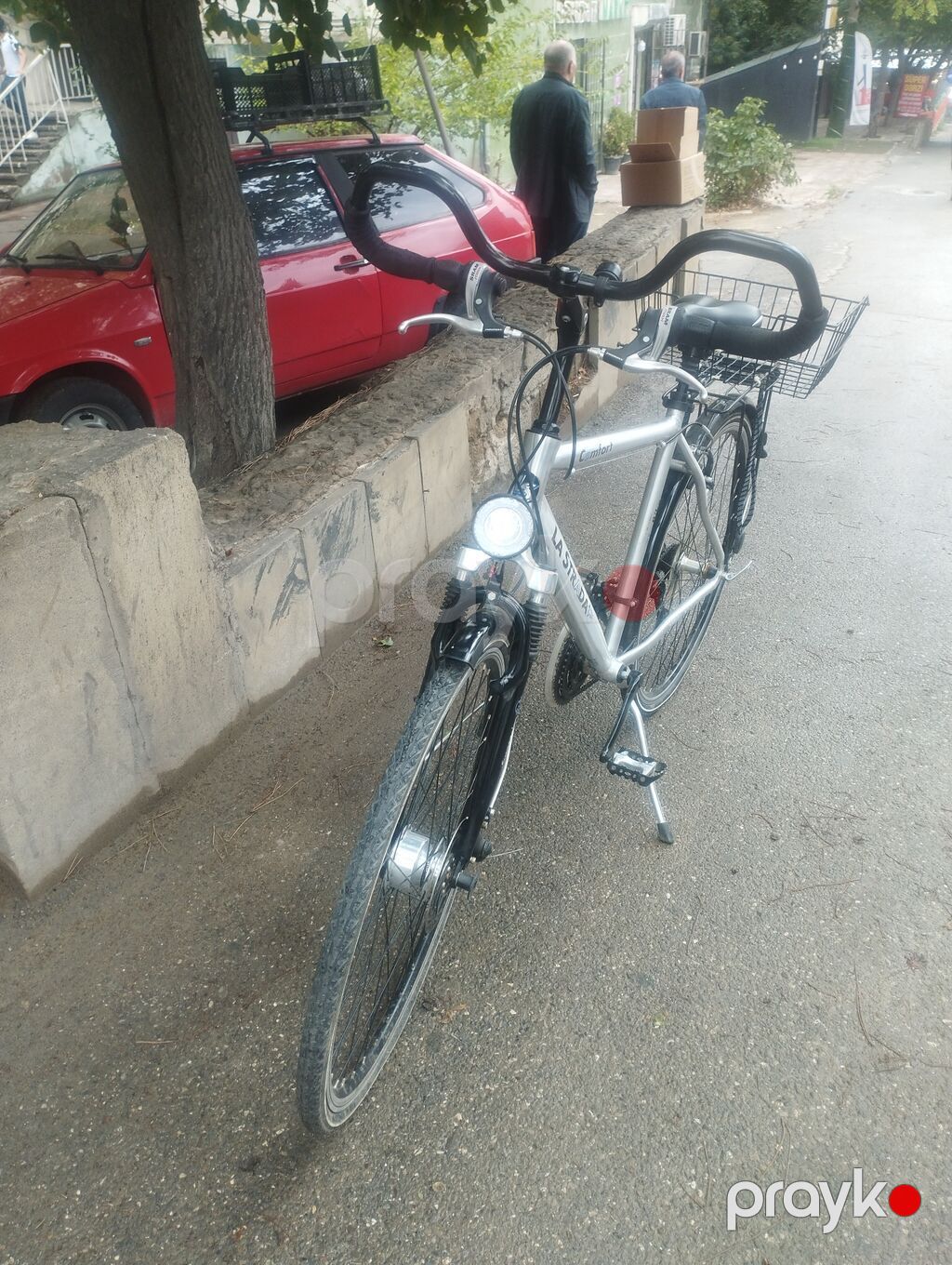 Şəhər/trekking tipli velosiped – La Strada Comfort - Rəng: gümüşü — Yol velosipedləri, Bakı (2)