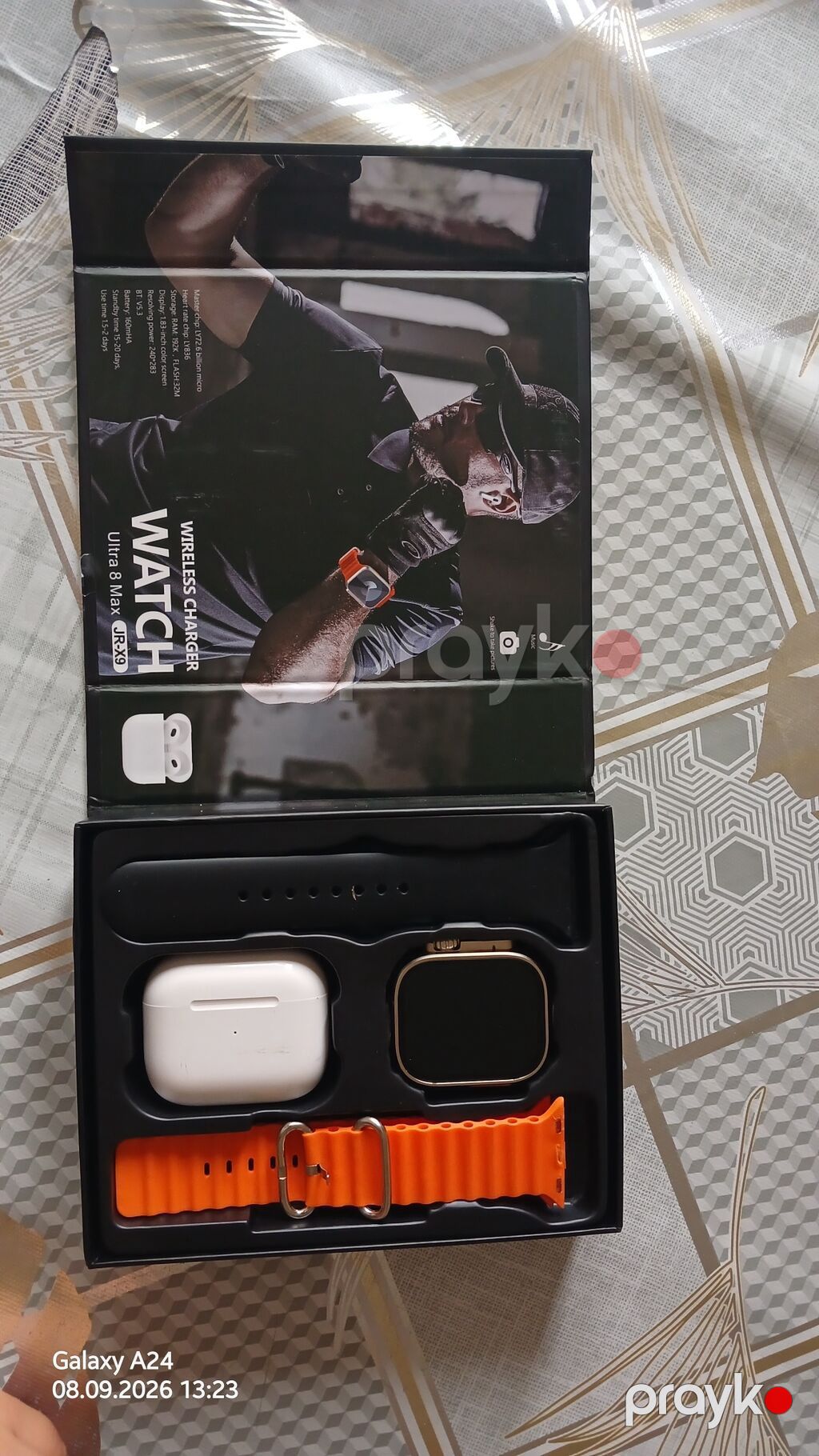 Smart Saat JR-X9 Ultra 8 Max – 49 mm, 2.01" Full Screen — Ağıllı saatlar, Bakı (2)