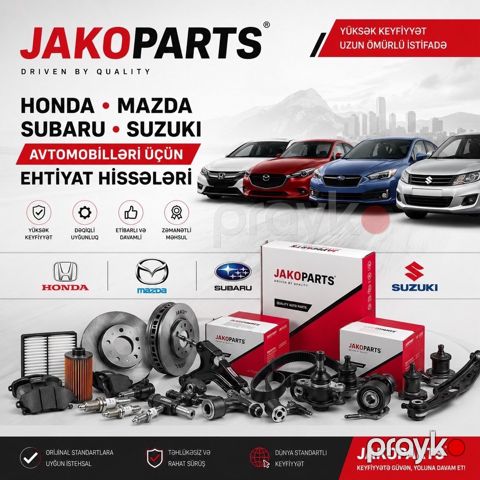 Honda, Mazda, Subaru, Suzuki ehtiyat hissəsi — Bakı