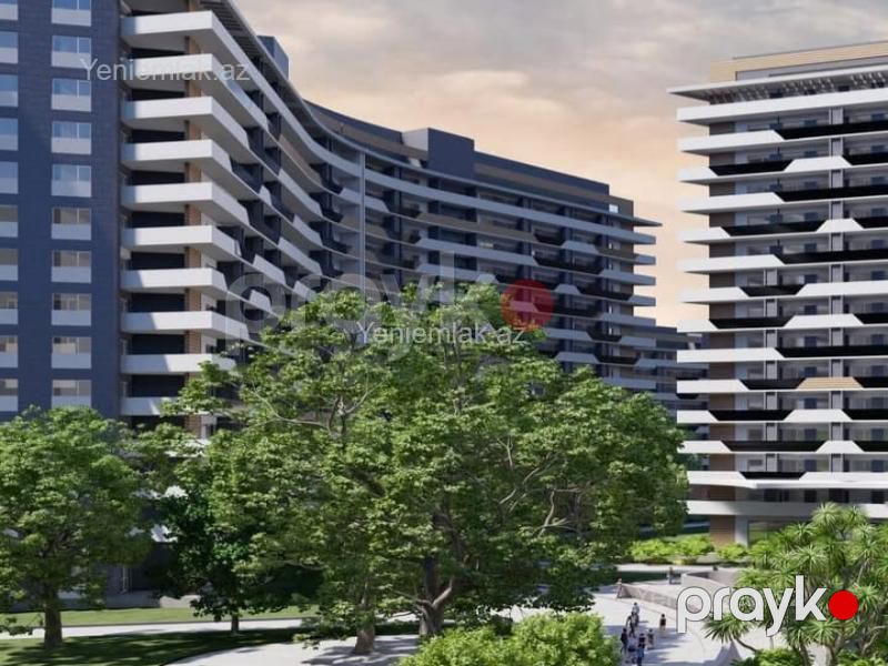 Satılır 2 otaqlı Bina evi menzil (Yeni tikili), 81 m², Binəqədi rayonu — Mənzil, Bakı (4)