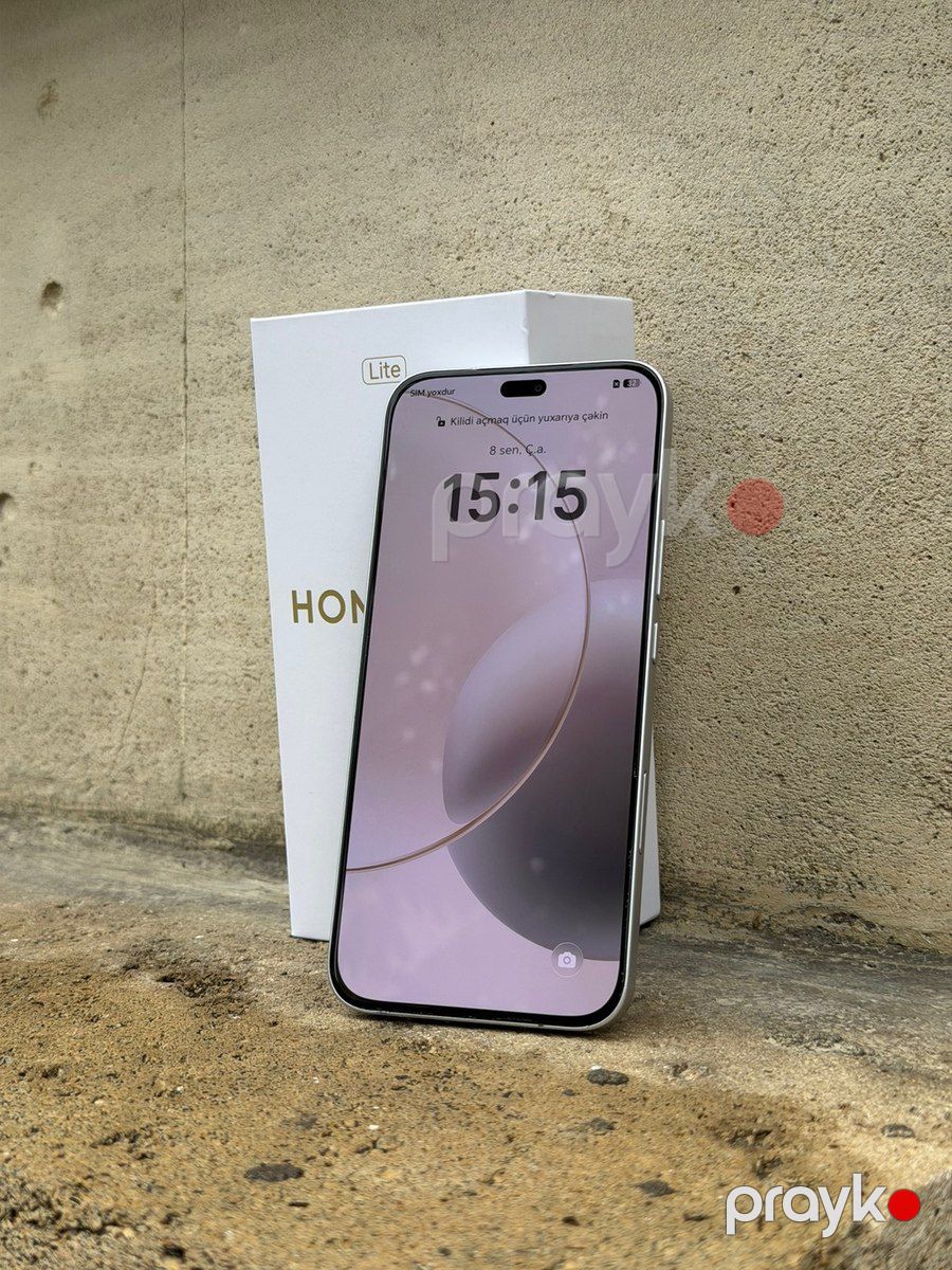Honor 400 Lite Velvet Grey 256GB/8GB — Smartfonlar, Bakı (5)