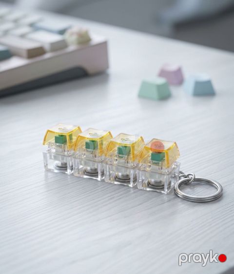 Məhsul: Mexaniki klaviatura switchləri olan açarlıq (keychain) — Pirəkəşkül