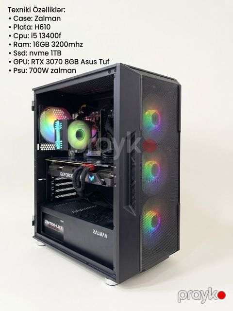 Gaming Pc RTX 3070 — Bakı