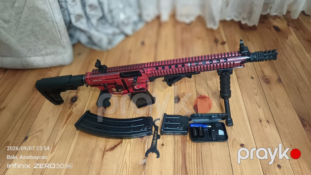 MK-18 üslublu Türkiyə istehsalı Derya markalı taktik karabin dəsti/Ov — Oyuncaq silahları, Pirəkəşkül (4)