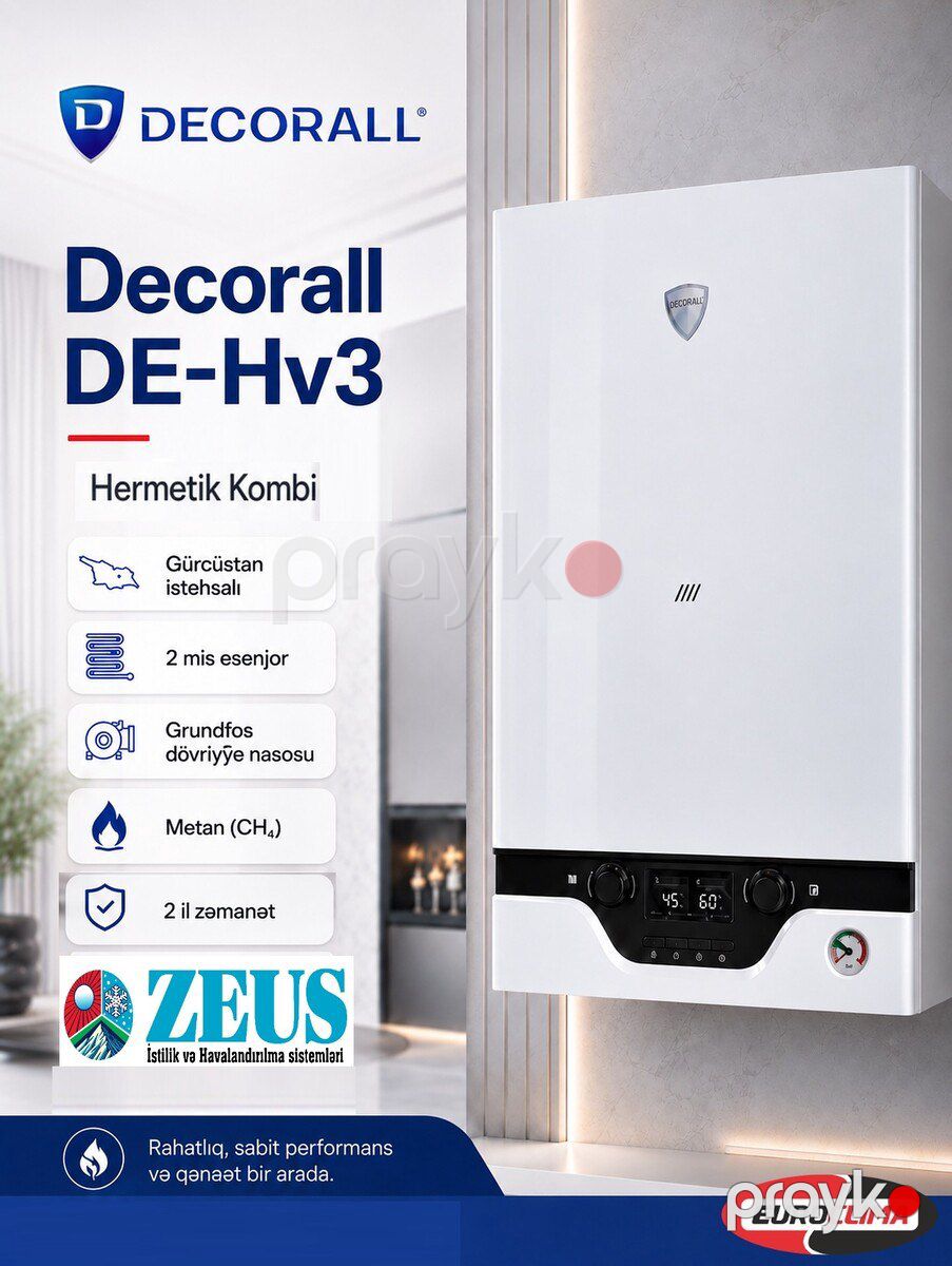 Kombi "Decorall" 24kw — Təmir və inşaat, Bakı (3)
