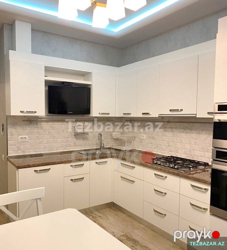 Grand həyət 2 otaqli kirayə mənzil — Ev, villa, Bakı (3)
