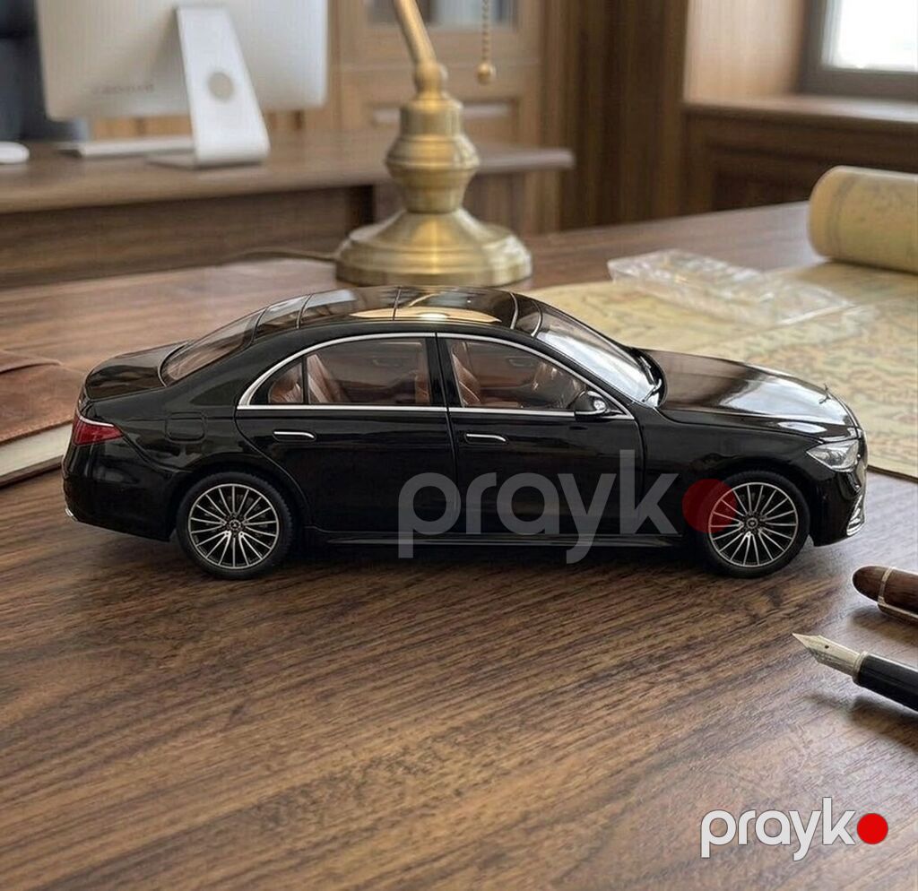 Mercedes-Benz S-Class S500 4MATIC (W223) metal model maşın - Miqyas — Oyuncaq nəqliyyatı, Bakı (5)
