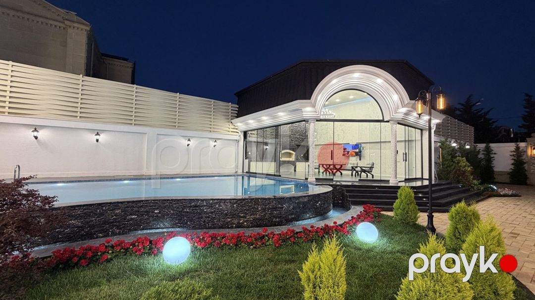 Satılır 6 otaqlı həyət evi/bağ evi 330 m² — Ev, villa, Bakı (4)