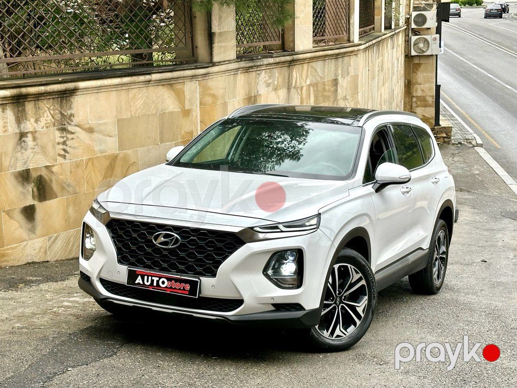 Hyundai Santa Fe, 2.0 L, 2018 il, 165 000 km — Avtomobillər, Bakı (3)