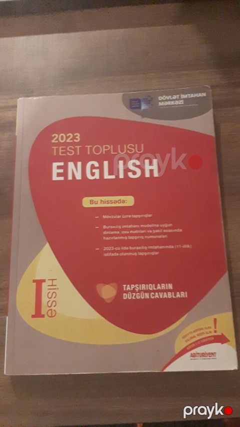 English test toplusu 2023 — Bakı