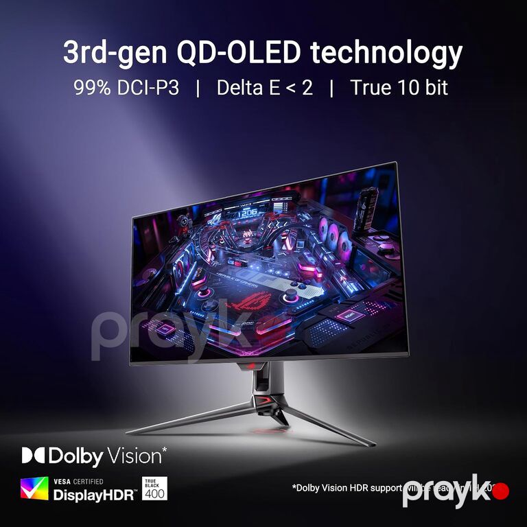 ASUS rog Swift OLED PG32UCDM 240Hz 4K 32" — Kompüterlər və noutbuklar, Bakı (6)