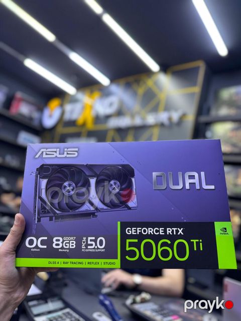 ASUS Dual GeForce RTX 5060 Ti 8GB GDDR7 128-bit Videokart — Bakı