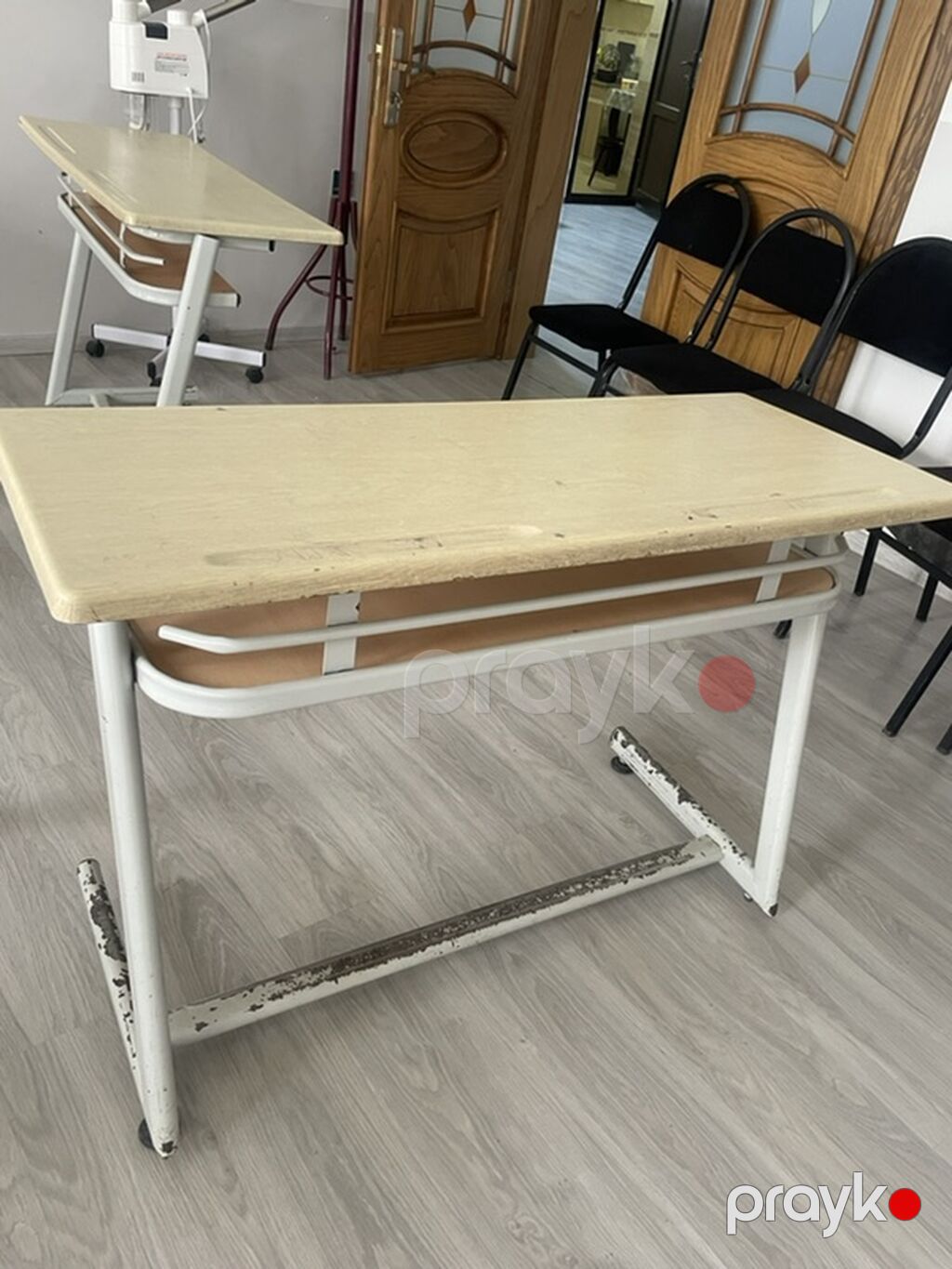 Məhsul: İki nəfərlik sinif/tədris partası - Ölçü: təxminən 120–130 sm — Masalar, Digah (3)