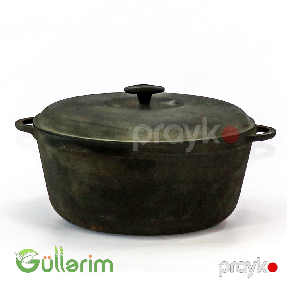 Çuqun Plov Qazanı – Qapaqlı, Dərin Model — Mangal və aksesuarları, Bakı (2)