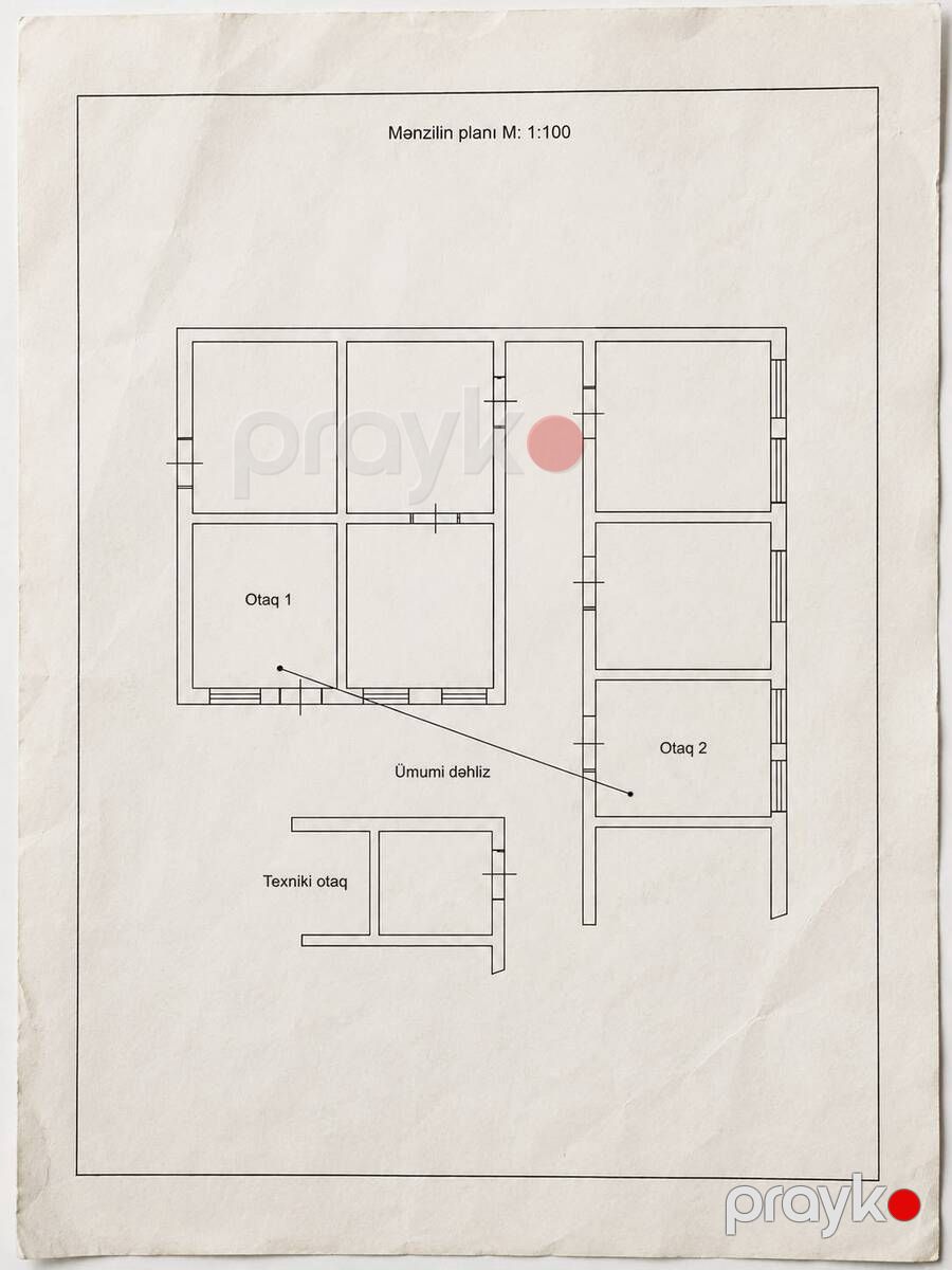 Satılır 3 otaqlı köhnə tikili 75 m² — Mənzil, Bakı (5)