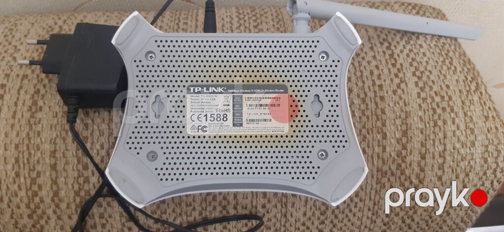 Tp-lınk TD-W8951ND ADSL2+ Wi‑Fi modem/router - 150 Mbps 2.4 GHz — Şəbəkə və server avadanlığı, Bakı (3)