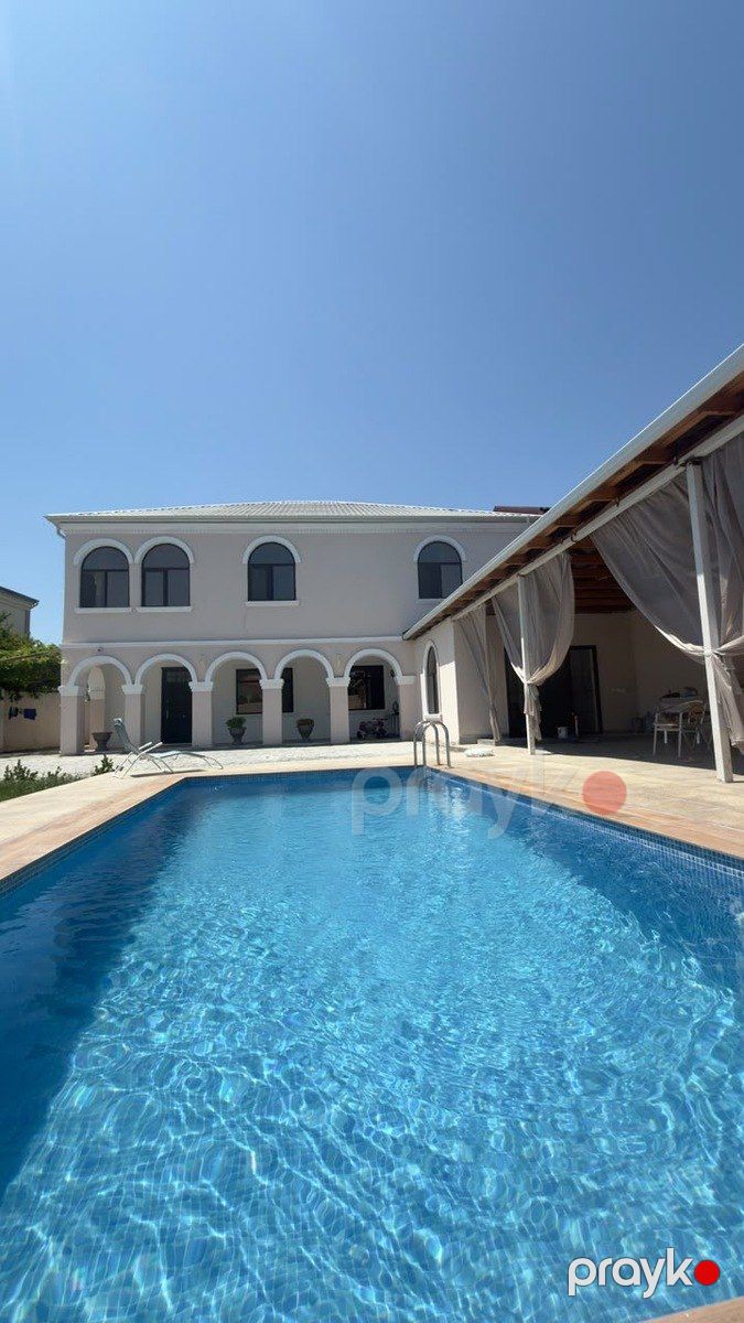 Satılır 6 otaqlı həyət evi/bağ evi 300 m² — Ev, villa, Bakı (3)