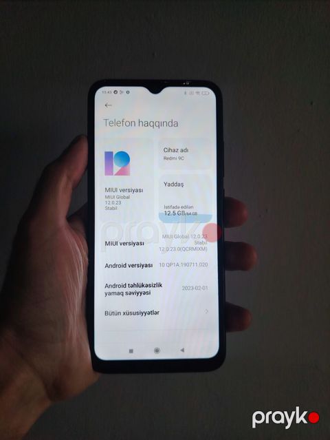 Redmi 9C, 64 GB, rəng - Qara, İki sim kartlı, Face ID — Bakı