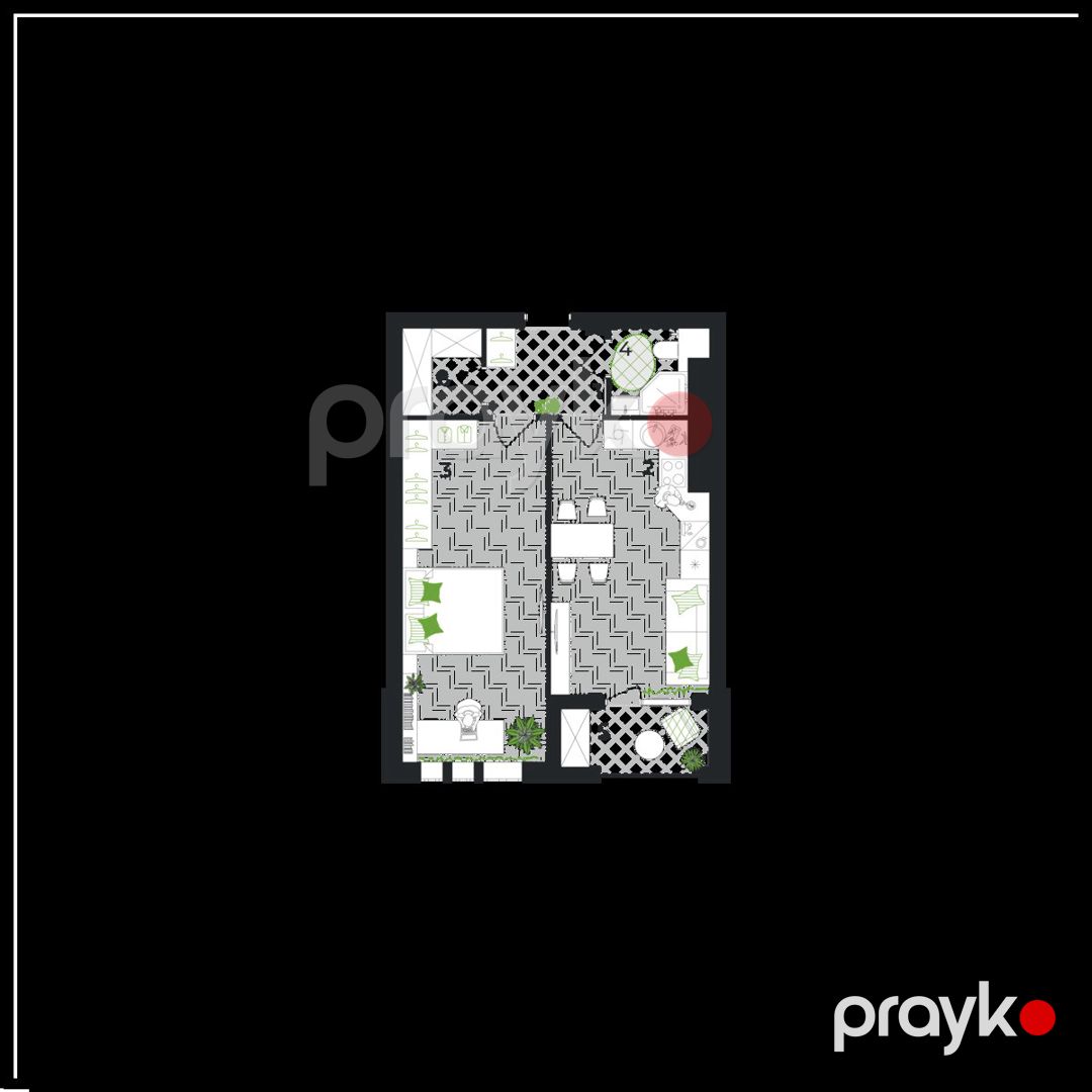 Satılır 1 otaqlı yeni tikili 64.5 m² — Mənzil, Gəncə (5)