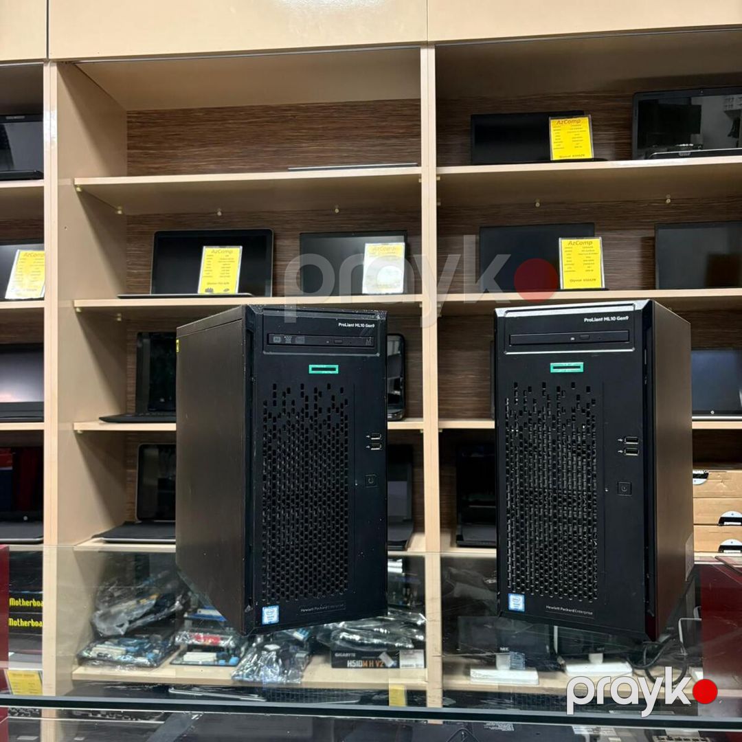Server HPE ProLiant ML10 Gen9 Xeon E3-1225 8GB RAM 256GB SSD — Şəbəkə və server avadanlığı, Bakı (3)
