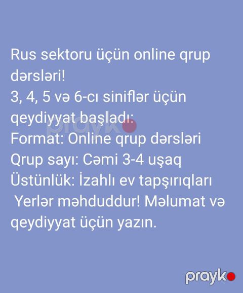 Repetitor, Rus dili — Digah