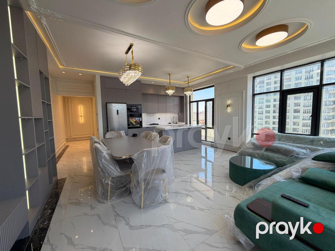 İcarəyə verilir 4 otaqlı yeni tikili 120 m² — Mənzil, Bakı (9)