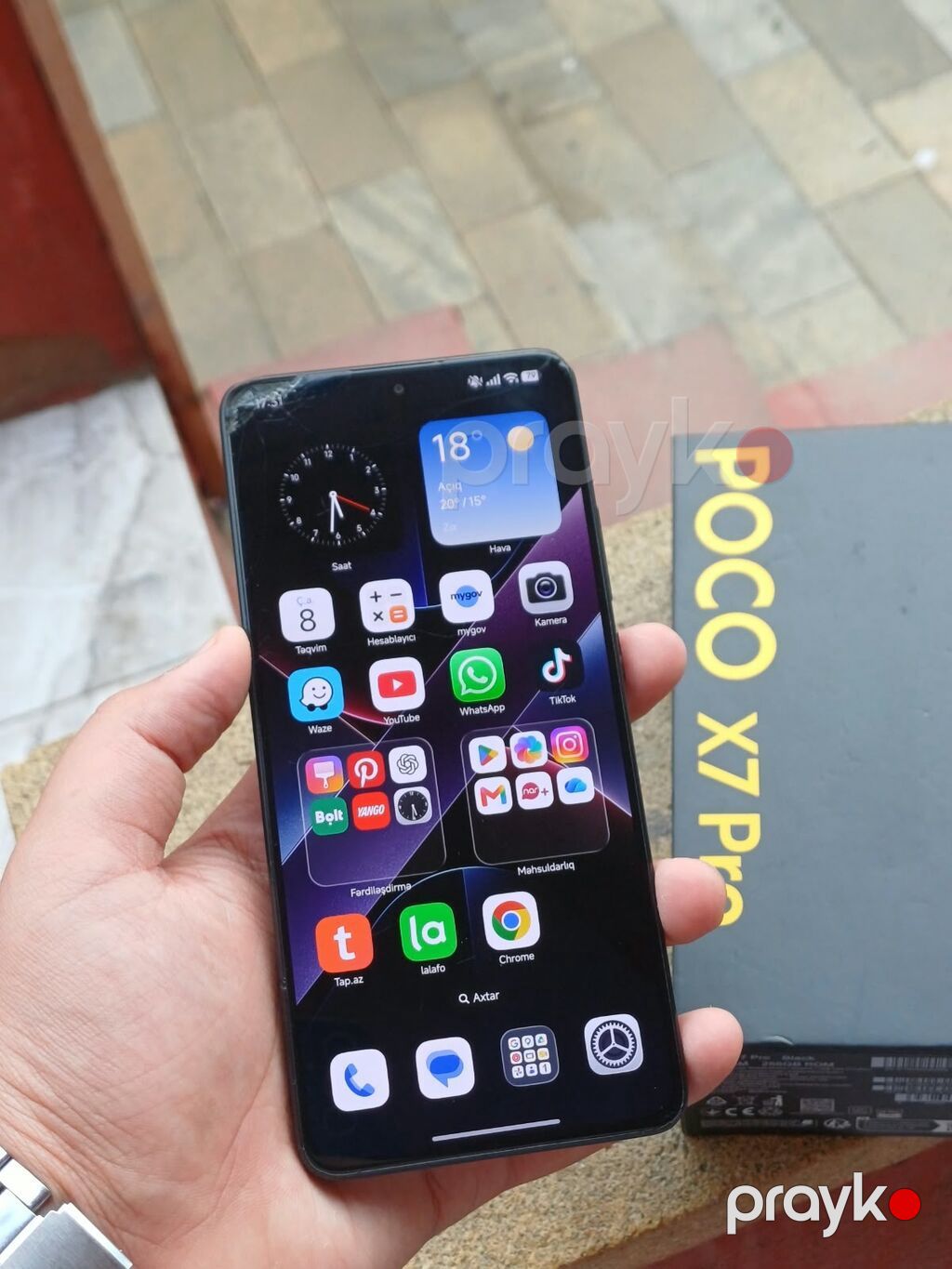 Poco X7 Pro, 256 GB, rəng - Qara, Zəmanət, Barmaq izi, Simsiz şarj — Xiaomi, Bakı (3)