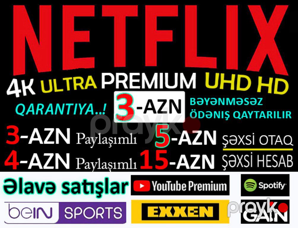 "Netflix" səhifəsi — Oyunlar, konsollər və proqramlar, Bakı (5)