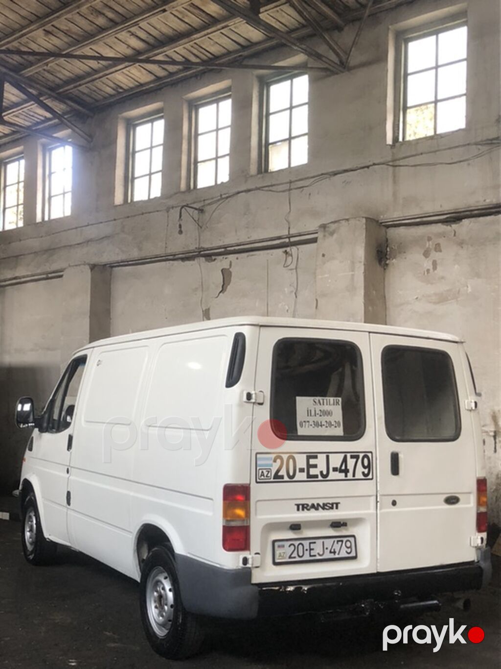 Ford Transit yük mikroavtobusu - Korpus: ağ rəng, ikitaylı arxa qapı — Avtomobillər, Gəncə (4)