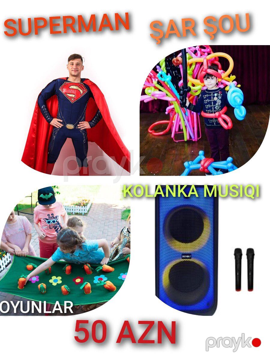 Kloun və animator sifarişi — Tədbirləri, tədbir, Bakı (2)