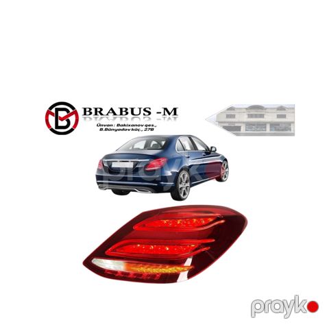 "Mercedes C-Class W205" stop işıqları — Bakı