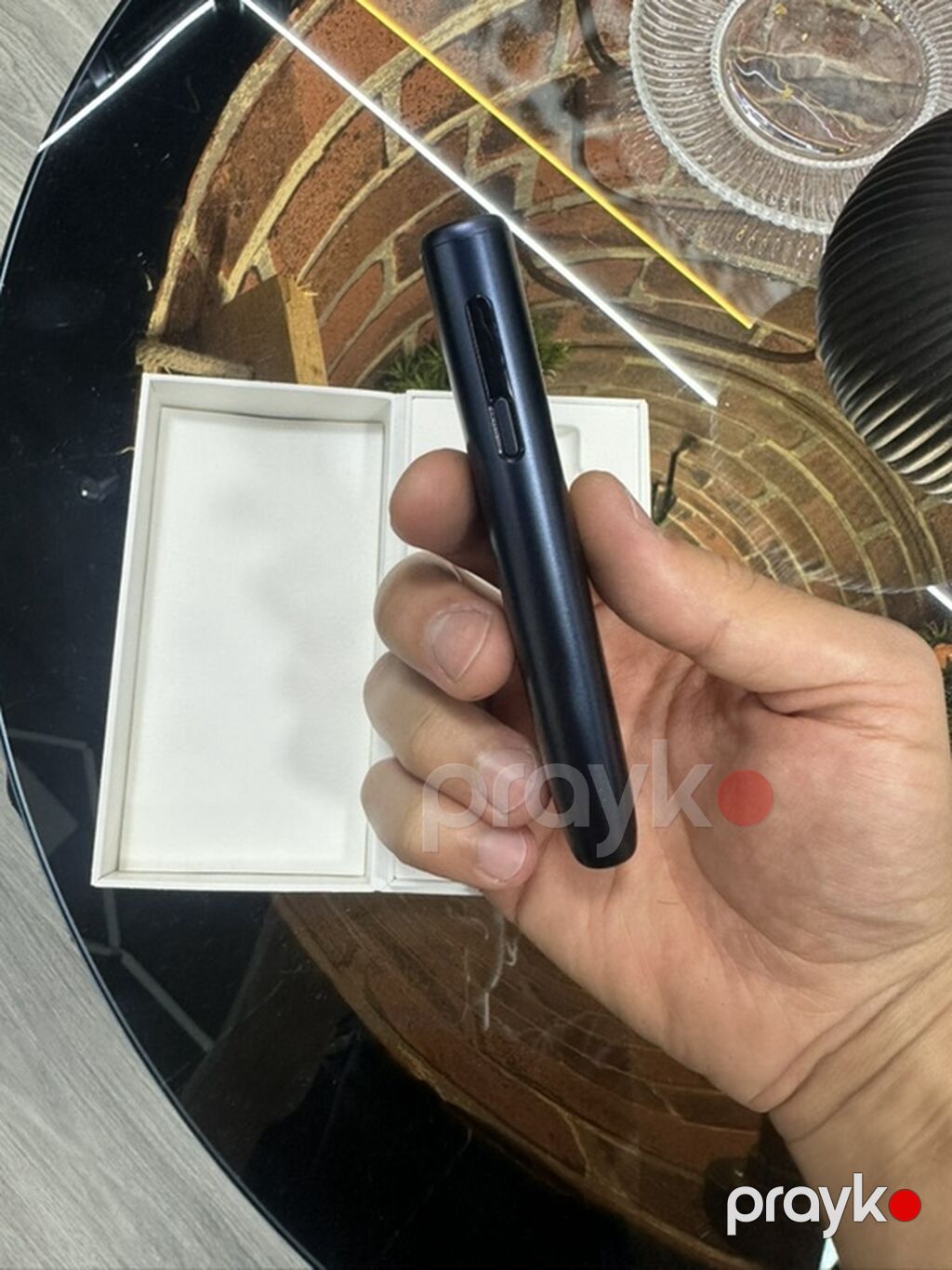Iqos elektron siqaret cihazı, tünd göy rəngdə korpusla təqdim olunur — Elektronik siqaretlər, Digah (2)