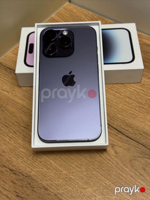 IPhone 14 Pro, 256 GB, Deep Purple, Zəmanət, Kredit, Simsiz şarj — Bakı