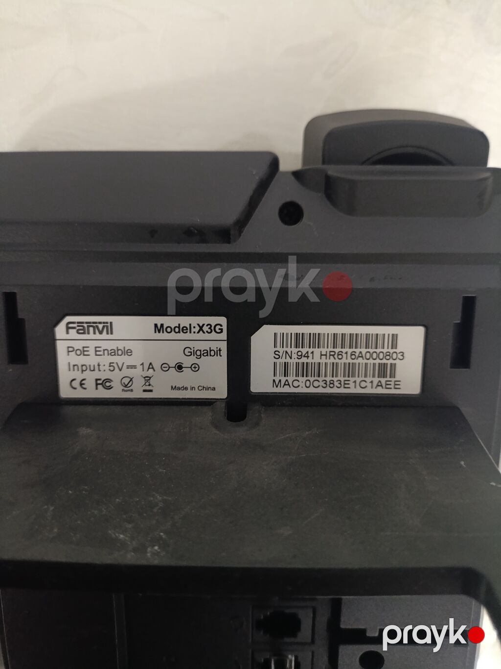 Fanvil X3G IP masa telefonu - Model: Fanvil X3G (etiketdə göstərilən) — Kabel və radio telefonları, Bakı (3)