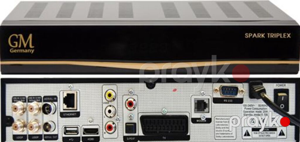 DVB-S2-DVB-T2 Ресивер "Golden Media" -Spark Triplex — TV və Video, Bakı (4)